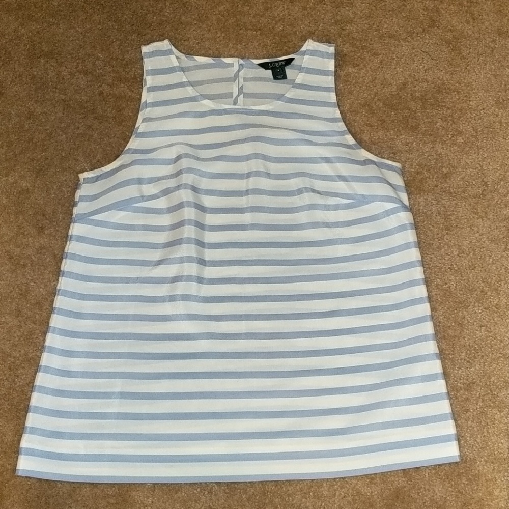 J. Crew Factory Store Sleeveless Blouse Size 6